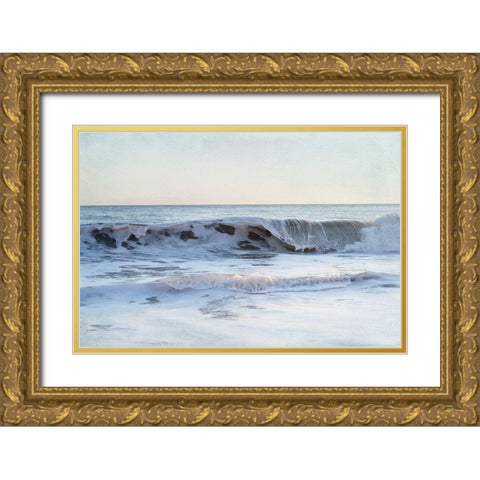 Coastal Evening III Gold Ornate Wood Framed Art Print with Double Matting by Urquhart, Elizabeth