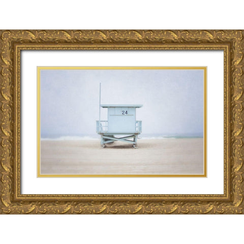 Misty Morning II Gold Ornate Wood Framed Art Print with Double Matting by Urquhart, Elizabeth