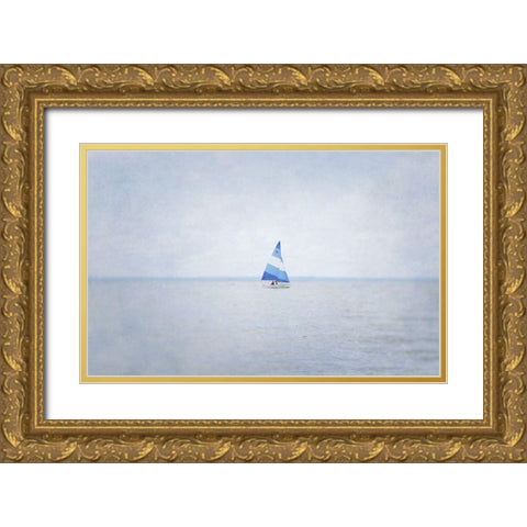 Misty Morning III Gold Ornate Wood Framed Art Print with Double Matting by Urquhart, Elizabeth