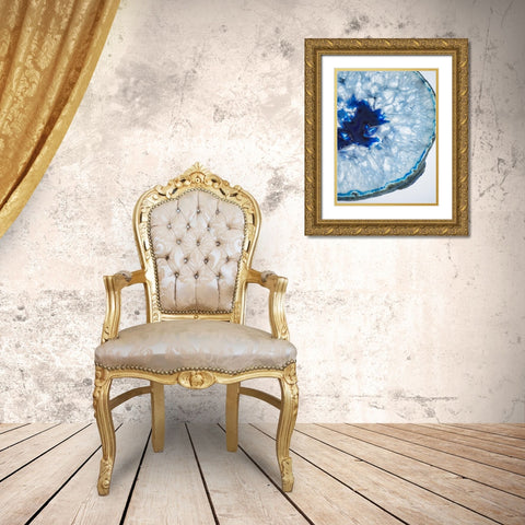 Geode Close Up 4 Gold Ornate Wood Framed Art Print with Double Matting by Urquhart, Elizabeth