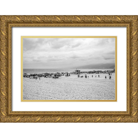 Gray Day 1 Gold Ornate Wood Framed Art Print with Double Matting by Urquhart, Elizabeth