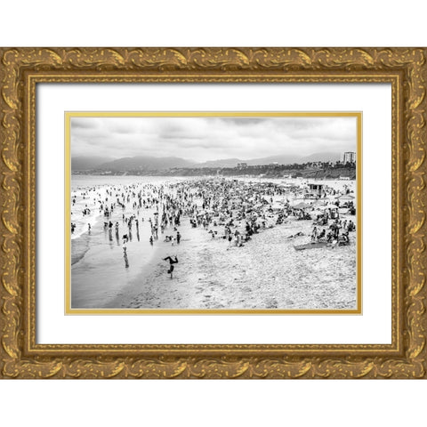 Gray Day 2 Gold Ornate Wood Framed Art Print with Double Matting by Urquhart, Elizabeth