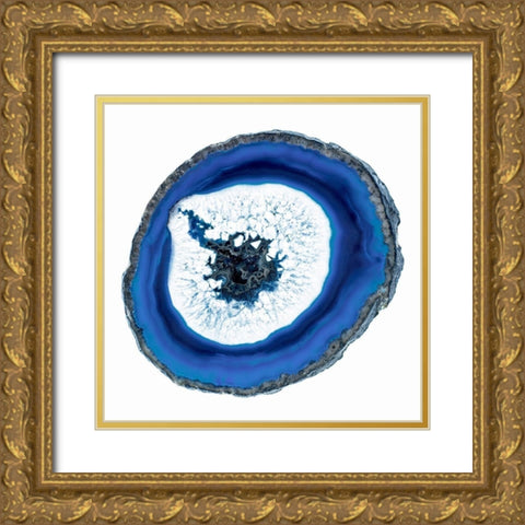 Geode 4 Gold Ornate Wood Framed Art Print with Double Matting by Urquhart, Elizabeth