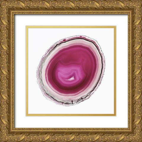 Geode 5 Gold Ornate Wood Framed Art Print with Double Matting by Urquhart, Elizabeth