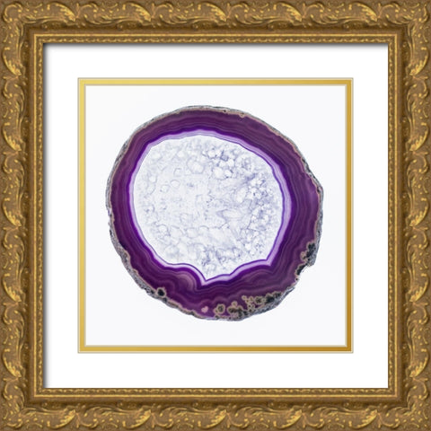 Geode 7 Gold Ornate Wood Framed Art Print with Double Matting by Urquhart, Elizabeth