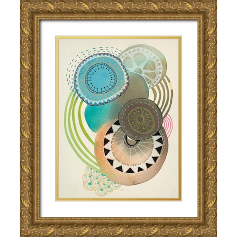 Irresistible 1 Gold Ornate Wood Framed Art Print with Double Matting by Evans-Sills, Faith
