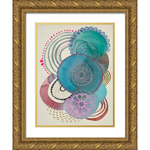 Irresistible 2 Gold Ornate Wood Framed Art Print with Double Matting by Evans-Sills, Faith