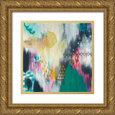 Parade Gold Ornate Wood Framed Art Print with Double Matting by Evans-Sills, Faith