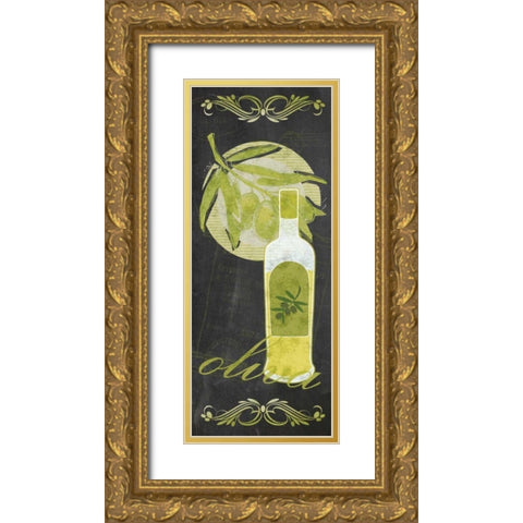 Olive Oil A Gold Ornate Wood Framed Art Print with Double Matting by Gibbons, Lauren