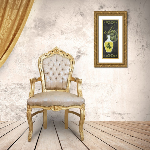 Olive Oil D Gold Ornate Wood Framed Art Print with Double Matting by Gibbons, Lauren