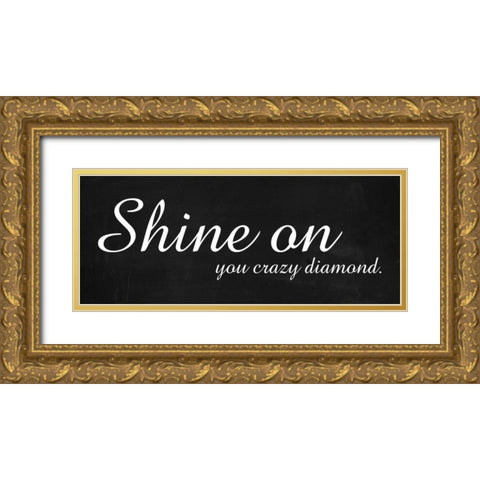 Shine On Gold Ornate Wood Framed Art Print with Double Matting by Gibbons, Lauren