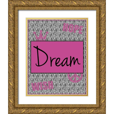 Dream Gold Ornate Wood Framed Art Print with Double Matting by Gibbons, Lauren