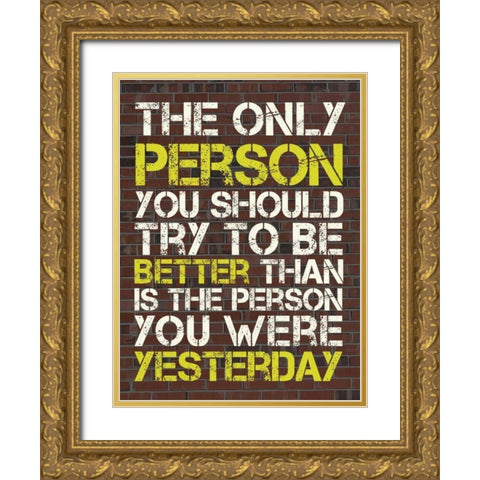 Better Than Gold Ornate Wood Framed Art Print with Double Matting by Gibbons, Lauren