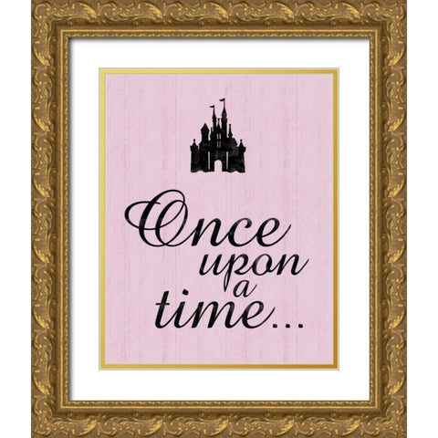 Once Gold Ornate Wood Framed Art Print with Double Matting by Gibbons, Lauren