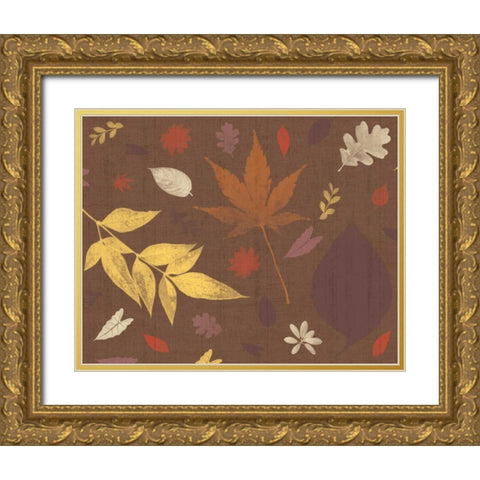Fall 2 Gold Ornate Wood Framed Art Print with Double Matting by Gibbons, Lauren