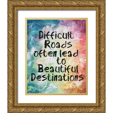 Beautiful Destinations Gold Ornate Wood Framed Art Print with Double Matting by Gibbons, Lauren
