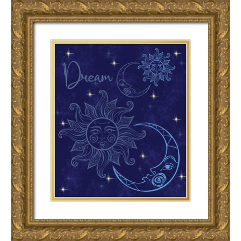 Dream Gold Ornate Wood Framed Art Print with Double Matting by Gibbons, Lauren