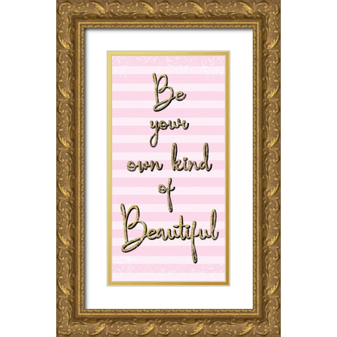 Glamour Beautiful Gold Ornate Wood Framed Art Print with Double Matting by Gibbons, Lauren