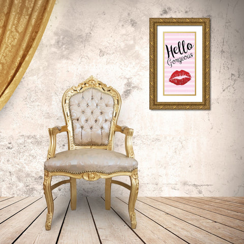 Glamour Gorgeous Gold Ornate Wood Framed Art Print with Double Matting by Gibbons, Lauren