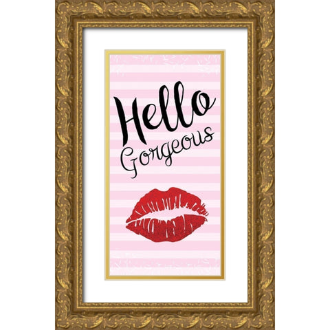 Glamour Gorgeous Gold Ornate Wood Framed Art Print with Double Matting by Gibbons, Lauren