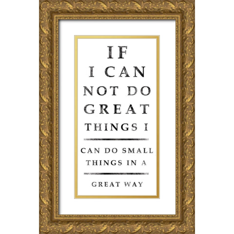 Industrial Great Gold Ornate Wood Framed Art Print with Double Matting by Gibbons, Lauren