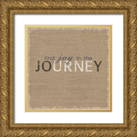 Find Joy in The Journey Gold Ornate Wood Framed Art Print with Double Matting by Gibbons, Lauren