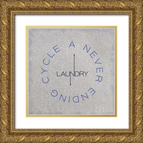 Never Ending Cycle Gold Ornate Wood Framed Art Print with Double Matting by Gibbons, Lauren