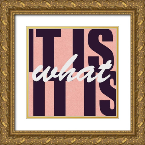 It Is Gold Ornate Wood Framed Art Print with Double Matting by Gibbons, Lauren