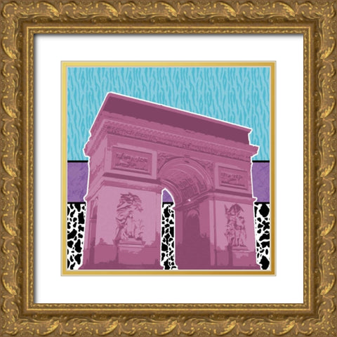 Highlighter Triomphe Gold Ornate Wood Framed Art Print with Double Matting by Gibbons, Lauren