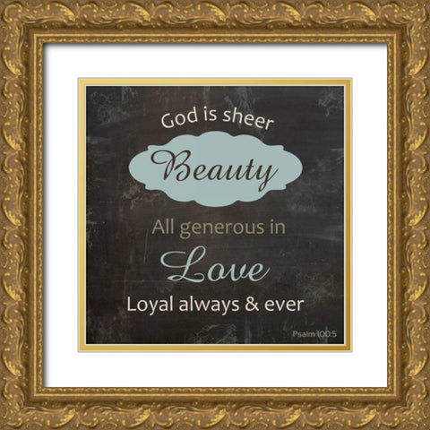 Religious Chalk 2 Gold Ornate Wood Framed Art Print with Double Matting by Gibbons, Lauren