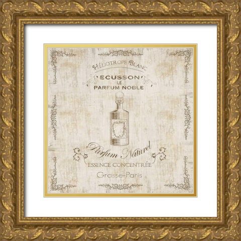 Parchment Bath Perfume 2 Gold Ornate Wood Framed Art Print with Double Matting by Gibbons, Lauren