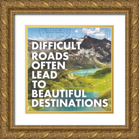 Beautiful Destinations Gold Ornate Wood Framed Art Print with Double Matting by Gibbons, Lauren