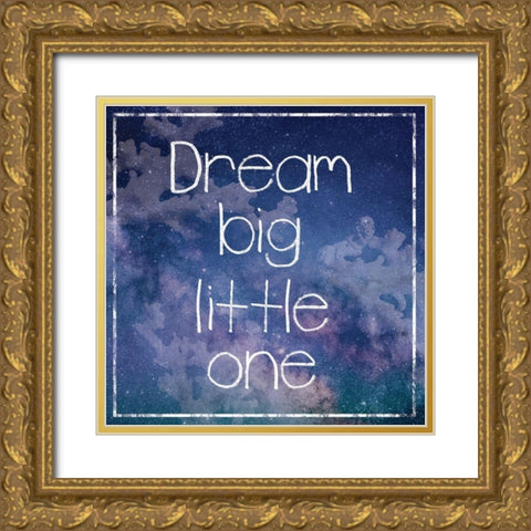 DreamBig Gold Ornate Wood Framed Art Print with Double Matting by Gibbons, Lauren