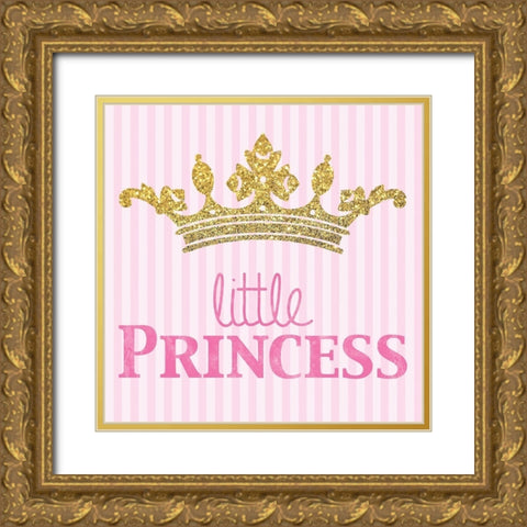 Princess 3 Gold Ornate Wood Framed Art Print with Double Matting by Gibbons, Lauren