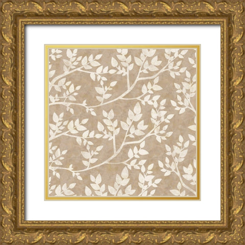 Tranquil Pattern Gold Ornate Wood Framed Art Print with Double Matting by Gibbons, Lauren