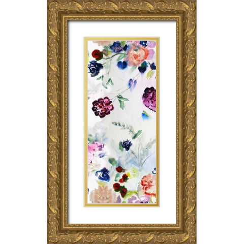Romance 2 Gold Ornate Wood Framed Art Print with Double Matting by Daisy D