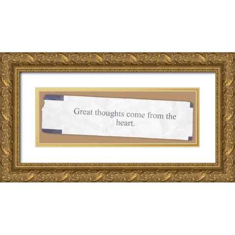 Fortune 3 Gold Ornate Wood Framed Art Print with Double Matting by Grey, Jace