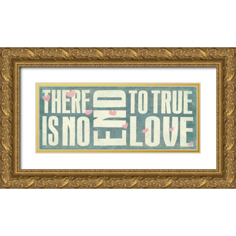 True Love 2 Gold Ornate Wood Framed Art Print with Double Matting by Grey, Jace