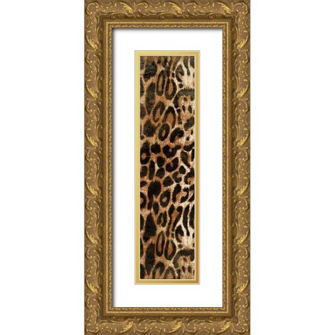 Animal Print1 Gold Ornate Wood Framed Art Print with Double Matting by Grey, Jace