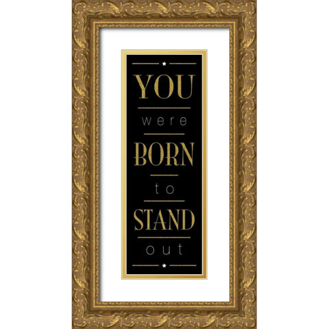 Stand Out Gold Ornate Wood Framed Art Print with Double Matting by Grey, Jace