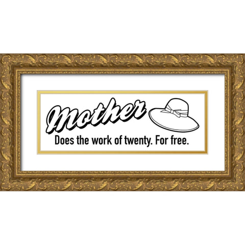 Mother Free Gold Ornate Wood Framed Art Print with Double Matting by Grey, Jace