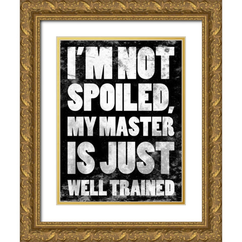 Well Trained 2 Gold Ornate Wood Framed Art Print with Double Matting by Grey, Jace