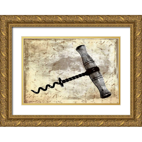 Corkscrew Gold Ornate Wood Framed Art Print with Double Matting by Grey, Jace