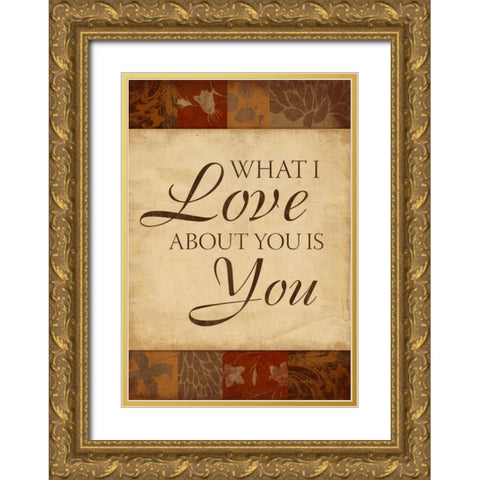 Inspirational C Gold Ornate Wood Framed Art Print with Double Matting by Grey, Jace