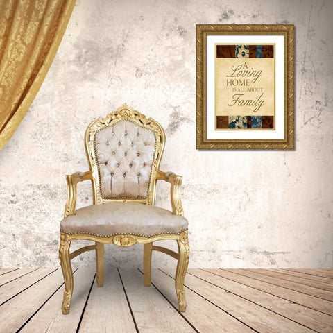 Inspirational B Gold Ornate Wood Framed Art Print with Double Matting by Grey, Jace