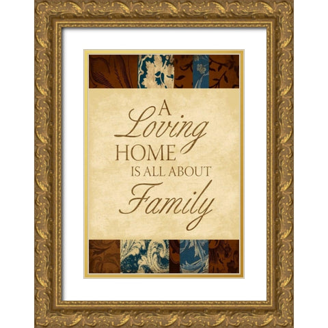 Inspirational B Gold Ornate Wood Framed Art Print with Double Matting by Grey, Jace
