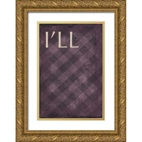 ill Gold Ornate Wood Framed Art Print with Double Matting by Grey, Jace
