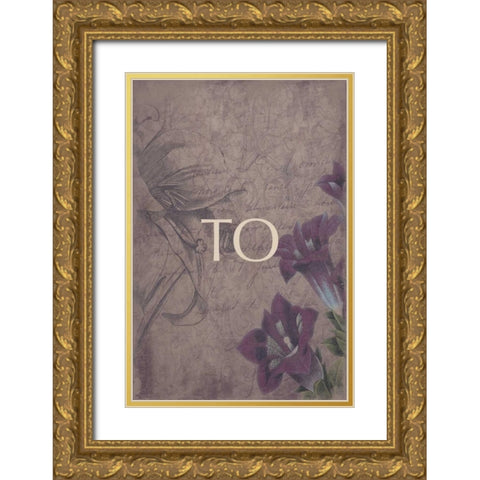 to Gold Ornate Wood Framed Art Print with Double Matting by Grey, Jace