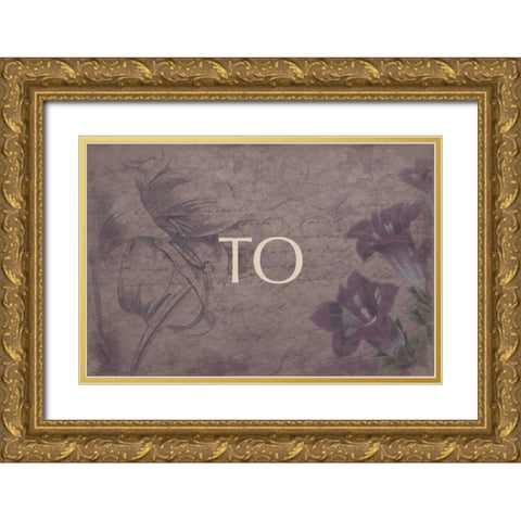 to Gold Ornate Wood Framed Art Print with Double Matting by Grey, Jace