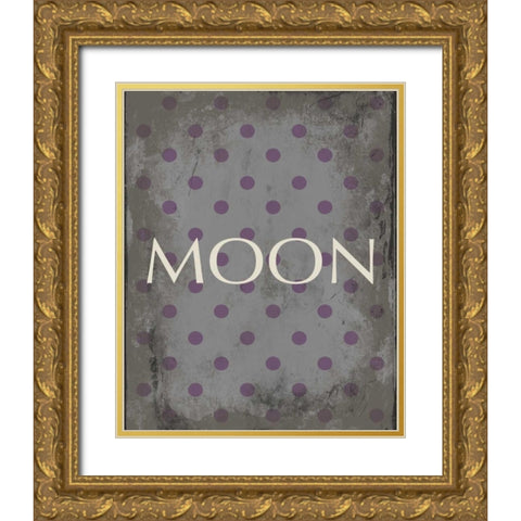 moon Gold Ornate Wood Framed Art Print with Double Matting by Grey, Jace